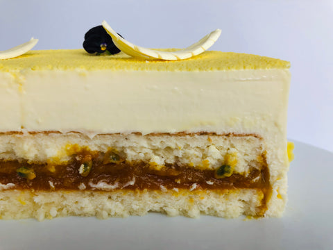 Mango, Passionfruit & Coconut Entremet