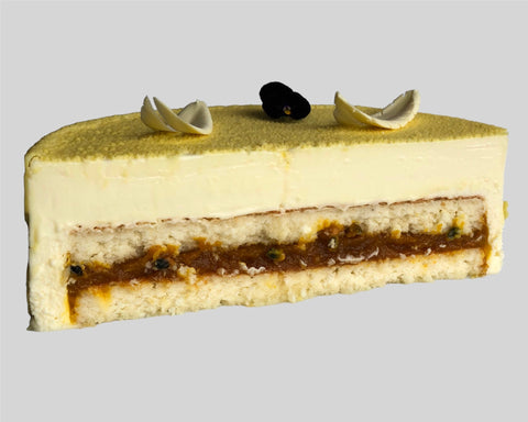 Mango, Passionfruit & Coconut Entremet